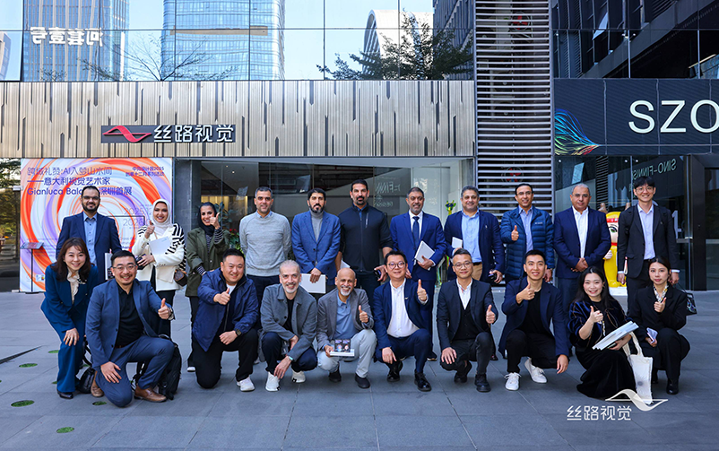 快讯｜科威特商务代表团到访白菜交流社区，深度考察数字孪生技术应用